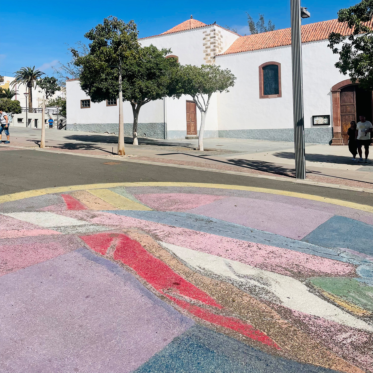 rundes Straßen-Graffiti